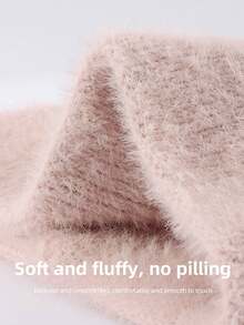 1 件可爱毛绒耳罩，冬季户外耳罩保暖耳罩，可折叠且有保暖衬里 - 米色 - 查看 4