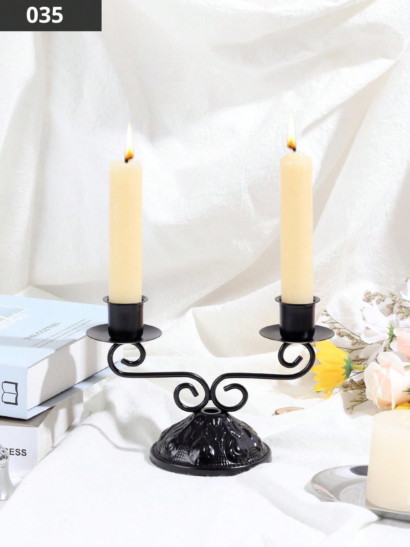 12 Bunte Spitzkerzen Paraffin - 16cm Langbrennend Für Tischdeko