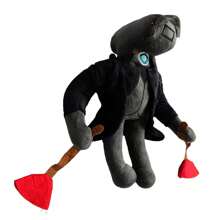 Peluche de cameraman con destapacaños - Gris - Ver 2