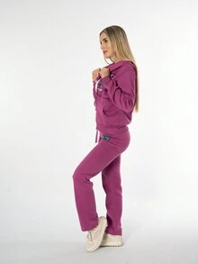 Conjunto Pants para Dama STADIUM - Morado - Ver 3