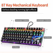 YINDIAO Yindiao Wired Mechanical Keyboard Luminous E-Sports Game Desktop Computer Notebook General Equipment