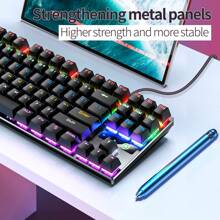 YINDIAO Yindiao Wired Mechanical Keyboard Luminous E-Sports Game Desktop Computer Notebook General Equipment