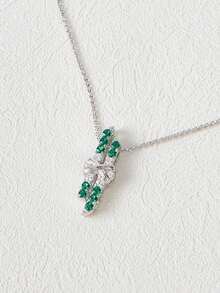 Cici Color 1條s925鍍銠古董飾墜項鍊,適用於女性婚禮派對禮物珠寶首飾 - 銀色 - 查看 3