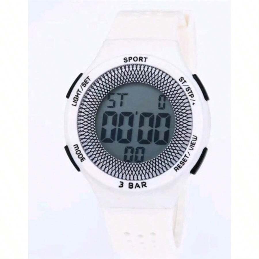 Women's Digital Watches - White - View 1