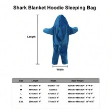 1 Miếng Dày lên Cá mập Trang phục Chăn trùm đầu - Thú vật - Xem 2