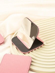 1 件 DIY 不锈钢桌面化妆镜，是送给朋友的完美礼物，适合婚礼派对、生日、情人节、毕业典礼和母亲节，高品质小巧尺寸，适合随身携带的美容镜、化妆镜、袖珍小梳妆镜、客厅、卧室、浴室、家居装饰、旅行用品、婚礼、派对、生日、送给男士、妈妈、爸爸、最好的朋友、老师的礼物、新年、配饰、有趣的礼物 - 粉色 - 查看 2