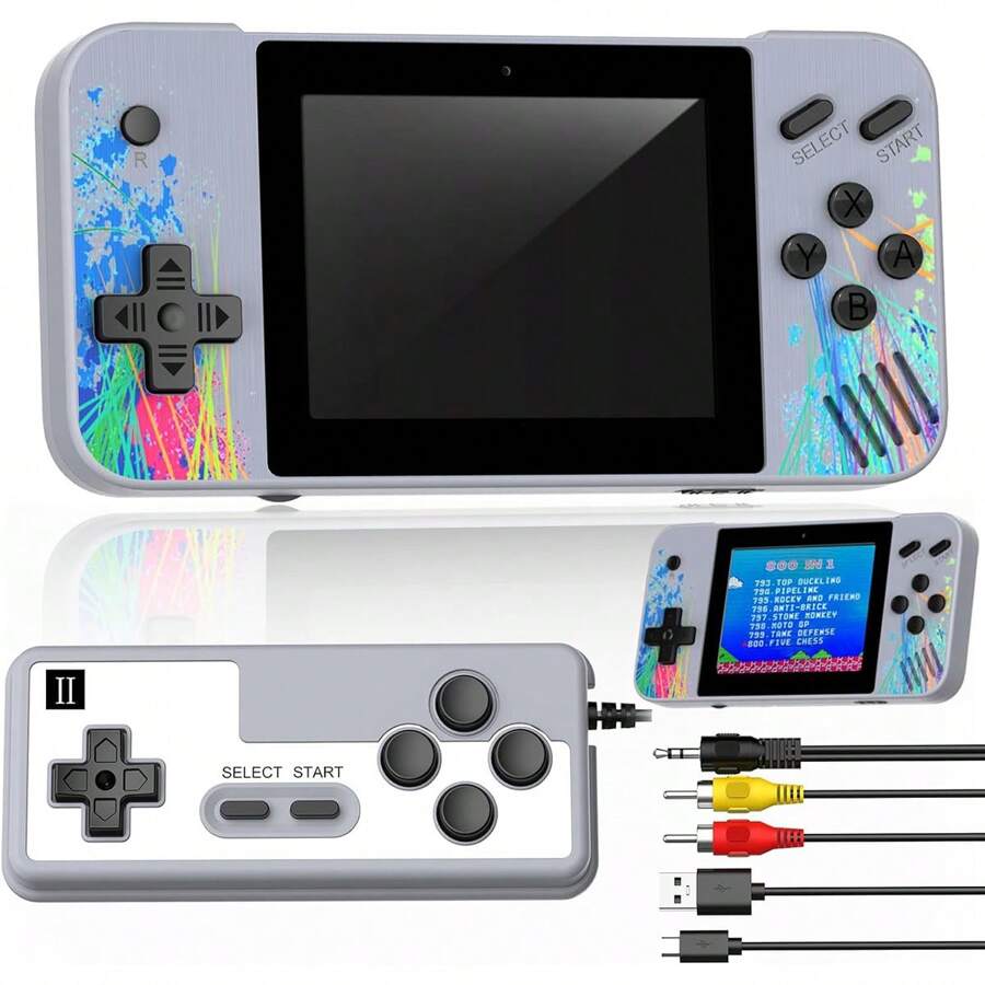 3.5英寸大螢幕便攜手提遊戲機,復古遊戲機