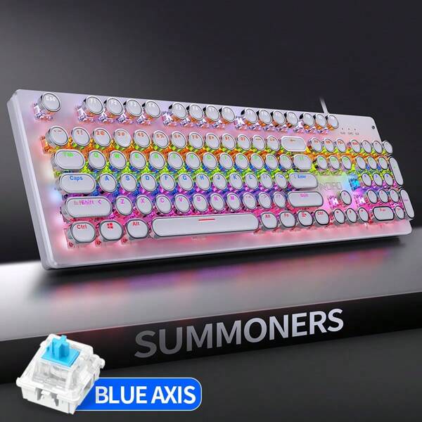 YINDIAO YINDIAO Mechanical Keyboard, Green Axis Wired USB Esports Game Computer, Laptop Universal Device