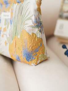 旅行化妝包組織器,新款設計化妝包,女士便攜式大容量收納包,收納口紅,化妝工具內部口袋,高端女性旅行便攜式洗滌袋和分裝包裝 - 杏色 - 查看 9