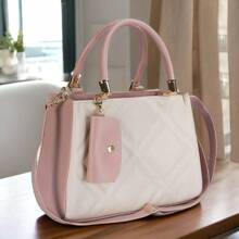 Women Shoulder Bags - Màu hồng gỉ - Xem 2