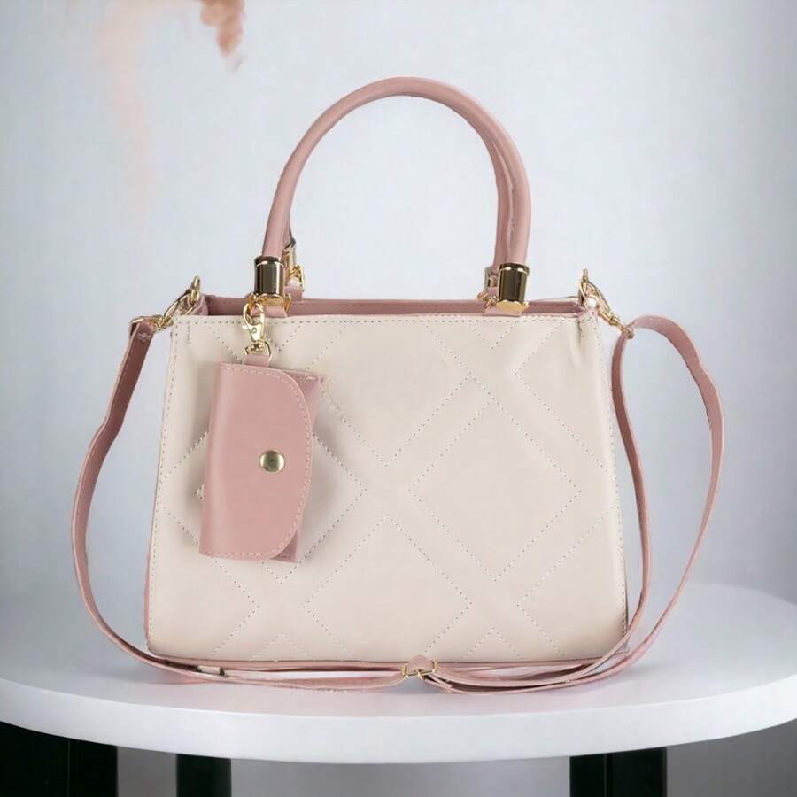 Women Shoulder Bags - Màu hồng gỉ - Xem 1