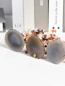 1 Cây pha lê lá liễu thạch anh tím thủ công - Trang trí đá quý tự nhiên cho gia đình và văn phòng - Trang trí và quà tặng cây may mắn - cây pha lê - Xem 5