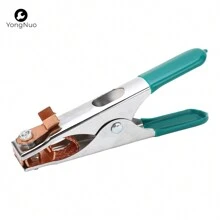 1pc Welding Ground Clamp, Welding Ground Grounding Work Clamp,Ground Wire Clamp, Welding Ground Clamp With Wide Opening And Firm Clamping, Clamps,Ground Clamp Welding Earth Clip For Manual Welder - Green - View 1