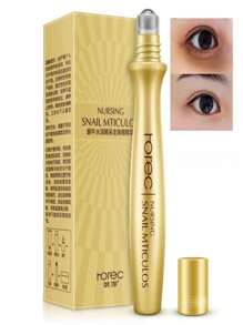 6 Colageno Roll On Para Contorno De Ojos Anti Ojeras Con Baba de Caracol Snail - Dorado - Ver 1