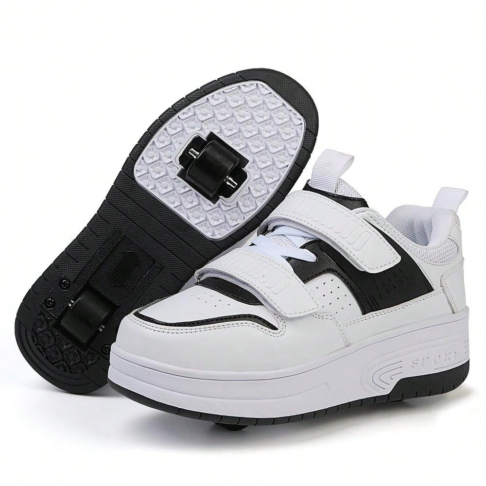 Patin À Roulette Fille, Sneakers Roller Chaussures De Skateboard