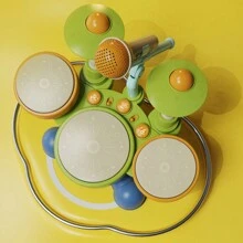 兒童鼓套,玩具,早教,益智嬰兒玩具,音樂,爵士鼓,打擊樂器 - 四鼓 - 查看 8