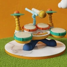 兒童鼓套,玩具,早教,益智嬰兒玩具,音樂,爵士鼓,打擊樂器 - 四鼓 - 查看 6