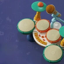 兒童鼓套,玩具,早教,益智嬰兒玩具,音樂,爵士鼓,打擊樂器 - 四鼓 - 查看 7