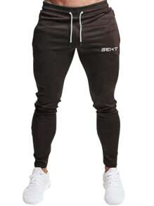 Men Sweatpants - Màu xám đen - Xem 1