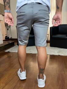 Men Shorts - Light Grey - View 2