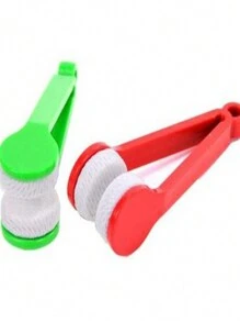 4入組便攜式多功能眼鏡清潔濕巾,不留殘留物的眼鏡清潔布 - 粉色 - 查看 7