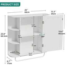 Bathroom Cabinet Medicine Cabinet Organizer Wall Mounted Medicine Cabinet With Mirror And Shelves Door And Removable Shelf