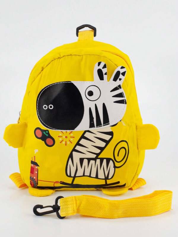 Mochilinha Infantil Mini Mochila De Costas Criança Baby Com Desenho Animal Zebra