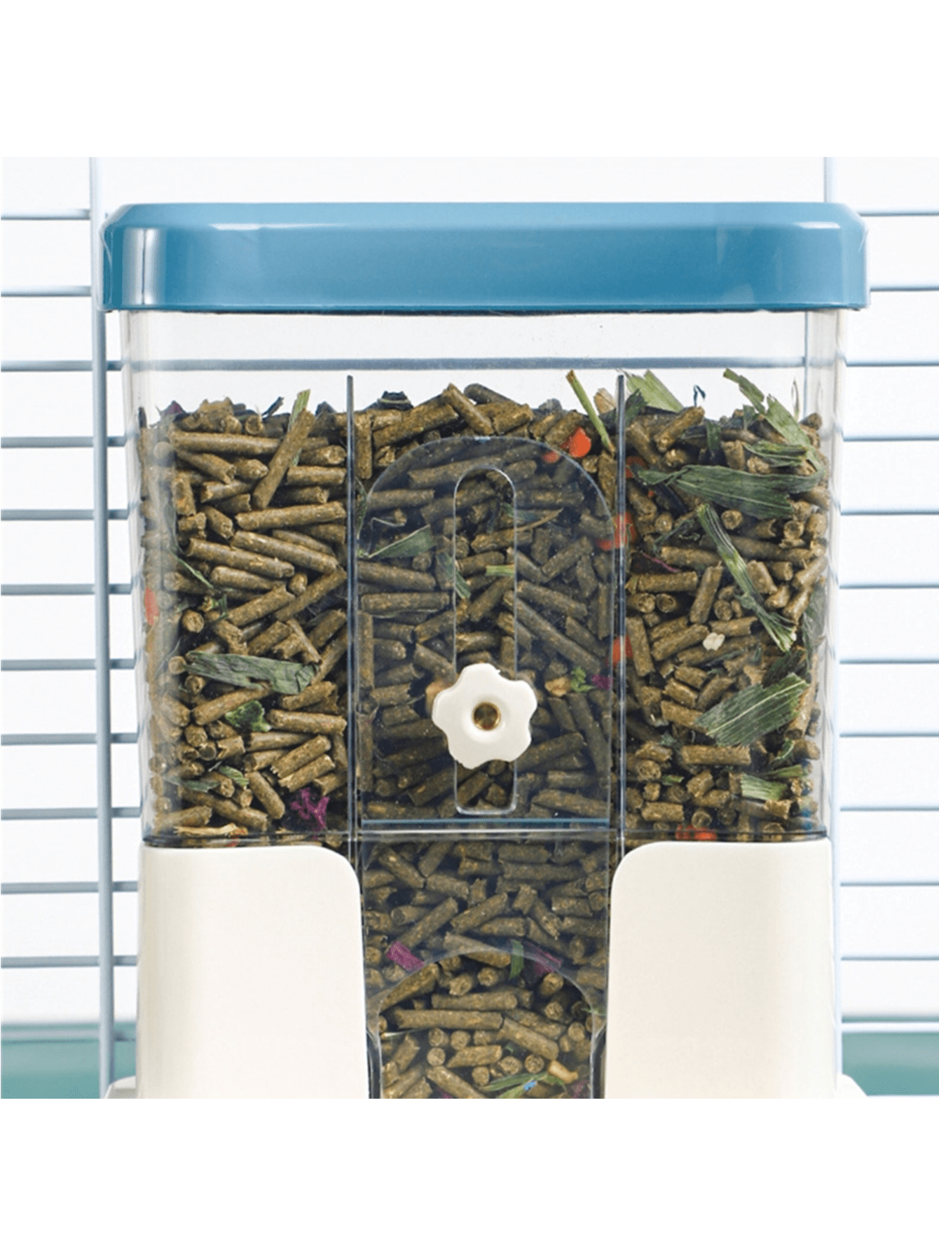 One Piece Ceramic Rabbit Food Bowl AntiKnock Over Cat Guinea Pig Feed