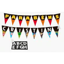 Festival Decor - Faixa Feliz Aniversário (1un) - 查看 1