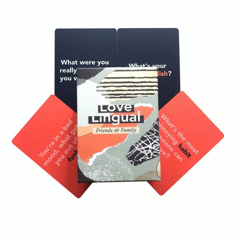 Full English Love Lingual Love Language Card Game Cards Family Party