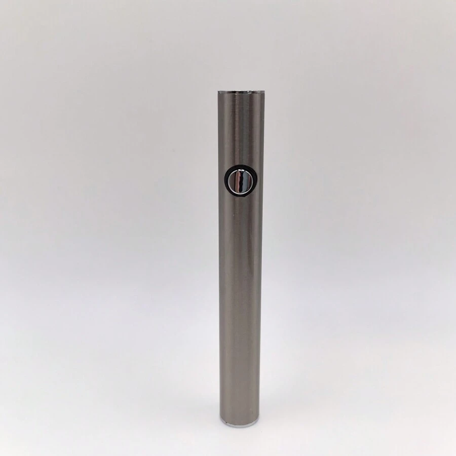 1入組,帶有micro-usb充電口的焊筆電池筆,可調電壓,與加熱尖工具兼容,適用於510蒸汽電子煙油霧化器 - 銀色 - 查看 1