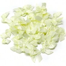 100 Pcs Polyester Ribbon Bow 2.5cm Gift Packaging Accessories Gift Box DIY Jewelry Handmade Accessories Accessories,Suitable For Rustic Wedding Invitations, Bows, Garlands, DIY Crafts, Christmas Decorations, DIY Home Decor, Wedding Parties And Gift Wrapping Valentines - Bow - View 10