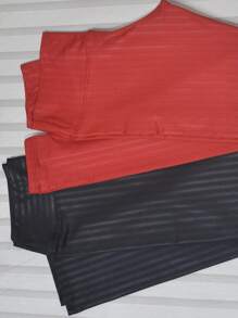 Women Leggings - 紅色 - 查看 3
