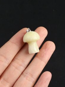 Ngẫu Nhiên 10 Chiếc Đá Tự Nhiên Hình Nấm Mặt Dây Chuyền Cho Dây Làm & Trang Sức Làm 1.5x2.4cm - 10 ngẫu nhiên - Xem 7