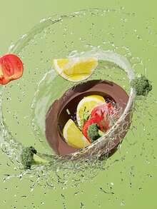 2入組廚房洗滌槽垃圾篩帶有蓋過濾器,蔬菜水槽防堵漏斗,創意卡通洗碗槽矽膠過濾器,籠狀套蓋提升裝置 - 棕色 - 查看 5