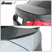 Trunk Spoiler Fits For 2011-2017 BMW F10 5-Series Sedan M5 Style Rear Spoiler Wing Unpainted ABS - Unpainted - View 2