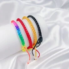 Vòng tay bện 2 chiếc thời trang và phổ biến cho nam giới để làm quà tặng trang sức và cho vẻ ngoài sành điệu - Nhiều màu - Xem 19