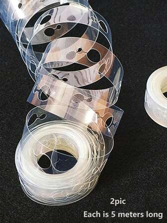 Ballongtillbehör 5M/10M/20M/30M Ballongkedja Ribbon Point Bröllopsfest Födelsedag Bakgrundsdekoration Ballongbågetillbehör