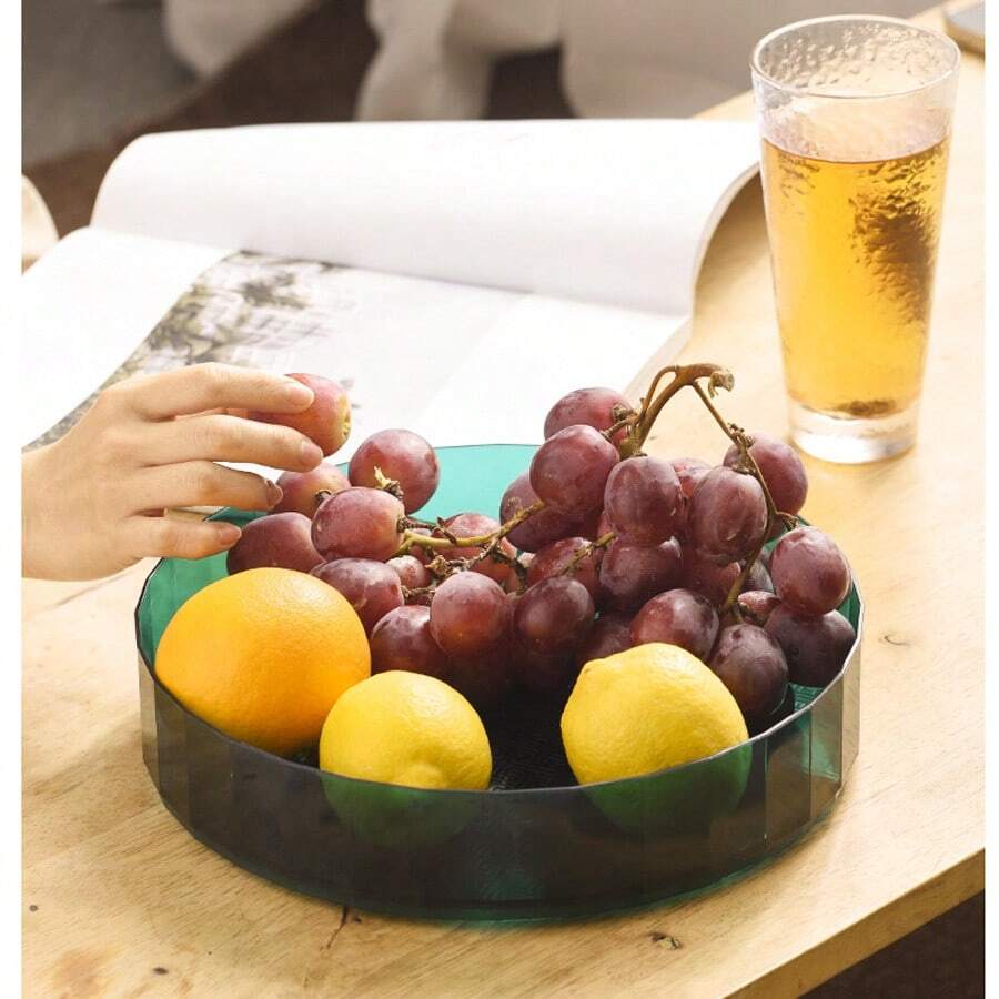 1個多功能廚房旋轉收納架,適用於調味瓶,桌上化妝品收納盒,桌面收納盒 - 綠色 - 查看 1