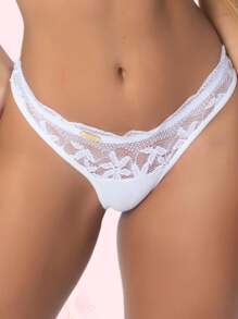 Women Thongs - White - View 1