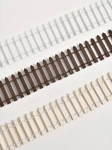 1 pièce Mini En Bois Clôture , miniature Clôture Pour Jardin Des Fées Micro-Paysage Pots De Fleurs Accessoire Ornements , Pour Domicile Chambre Jardin 35,4 Pouces * 2 Pouces , Noël Cadeau