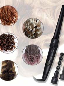 6 En 1 Plancha Rizadora De Cabello Cerámica Profesional - Albaricoque - Ver 6