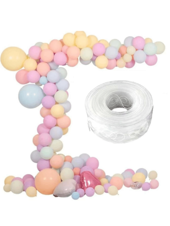Balloon Accessories 5M/10M/20M/30M Balloon Chain Ribbon Point Wedding Party Birthday Background Decoration Balloon Arch Supplies