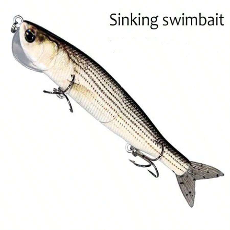 1pc 2-Section 28.8g Fishing Lure With Minnow Imitation, Artificial Bait