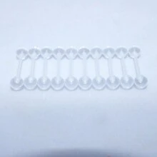 10入組亞克力無痕舌環,性感身體穿刺飾品;女士可愛舌鈦,讓你享受舌頭穿刺;適合送給生日、聖誕節、周年紀念、情人節、婚禮、事業、化妝舞會、萬聖節派對等場合的完美禮物 - 無色 - 查看 3
