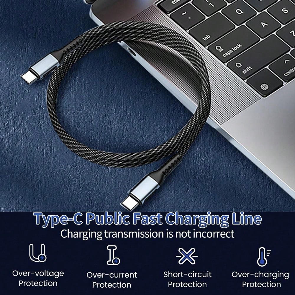 1PC USB C To USB C Cable EMarker Chip For IPhone 15 Pro Max/15 Plus