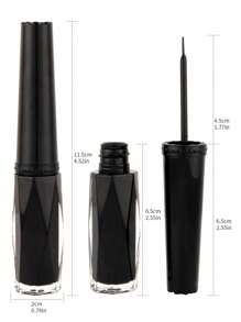 1入組黑色睫毛膠6ml,超強48小時持久防水抗過敏睫毛膠,不含乳膠適用於敏感眼睛diy假眼睫毛延長化妝品 - 黑色 - 查看 11