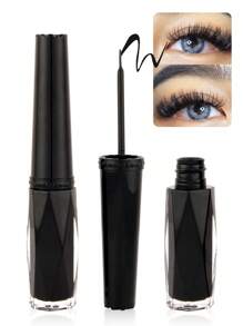 1入組黑色睫毛膠6ml,超強48小時持久防水抗過敏睫毛膠,不含乳膠適用於敏感眼睛diy假眼睫毛延長化妝品 - 黑色 - 查看 2