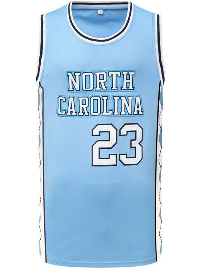 Men's Basketball Jersey 23 Blue Embroidered Stitched Basketball Jersey, Sleeveless Tank Top Sweatshirt Gym Clothes Men