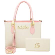 Women Shoulder Bags - 米色 - 查看 1